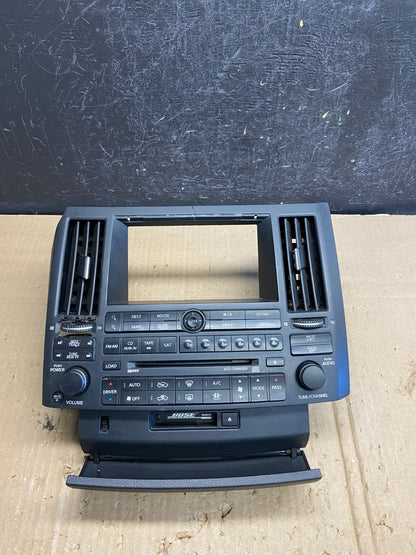 2003 to 2005 Infiniti FX35 Front Radio A/C Heater Switch Control Panel ae2003 DG4