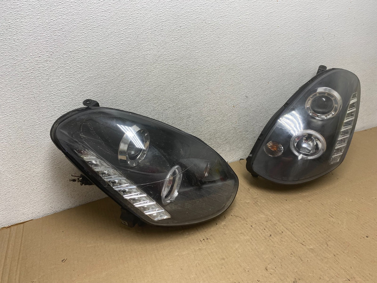 2003 2007 Infiniti G35 Coupe Left+Right Set Black LED Headlights ag7971 DG1