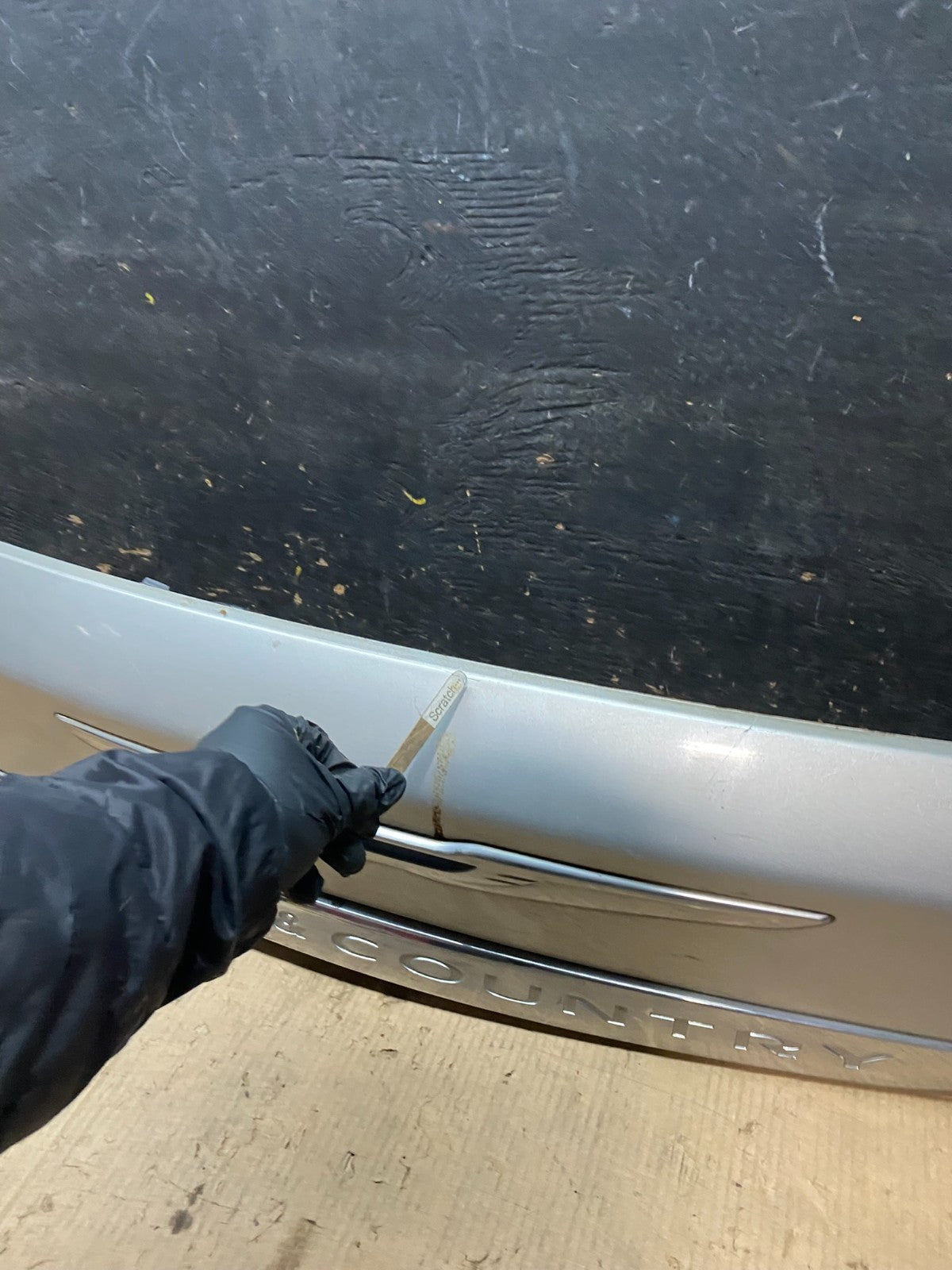 2011 to 2016 Chrysler Town & Country Tailgate Trim w/ Camera Panel OEM X3528 DG6