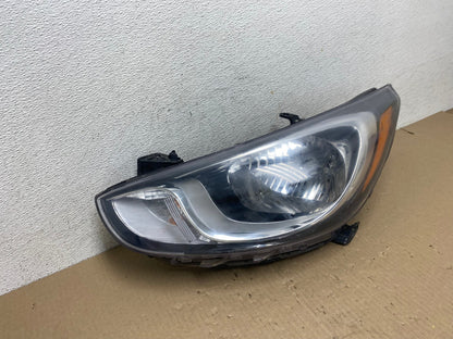 2013 to 2017 Hyundai Accent Left Driver LH Side Headlight AE9576 LK2