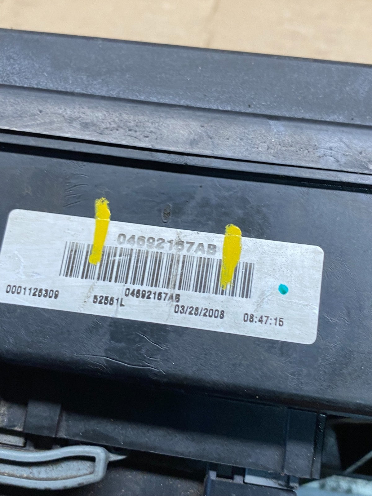 2005 Jeep Grand Cherokee Fuse Box Relay Panel Oem q9459 DG7