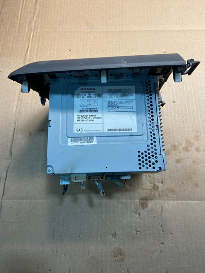 2012 Honda Civic Radio AM/FM Climate Control Air Vent Bezel Y7574  DG3