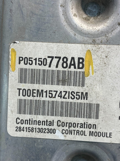 2014 Dodge Caravan Town & Country 3.6L Engine Computer ECU ECM ag7511 DG2