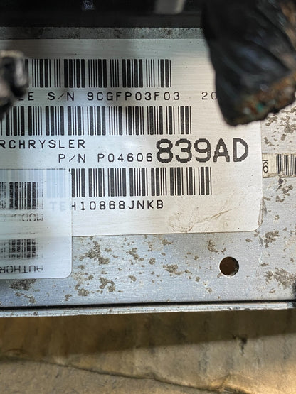 2006 Dodge Magnum Charger 300 3.5L Engine Control Unit ECU AD4862 DG2