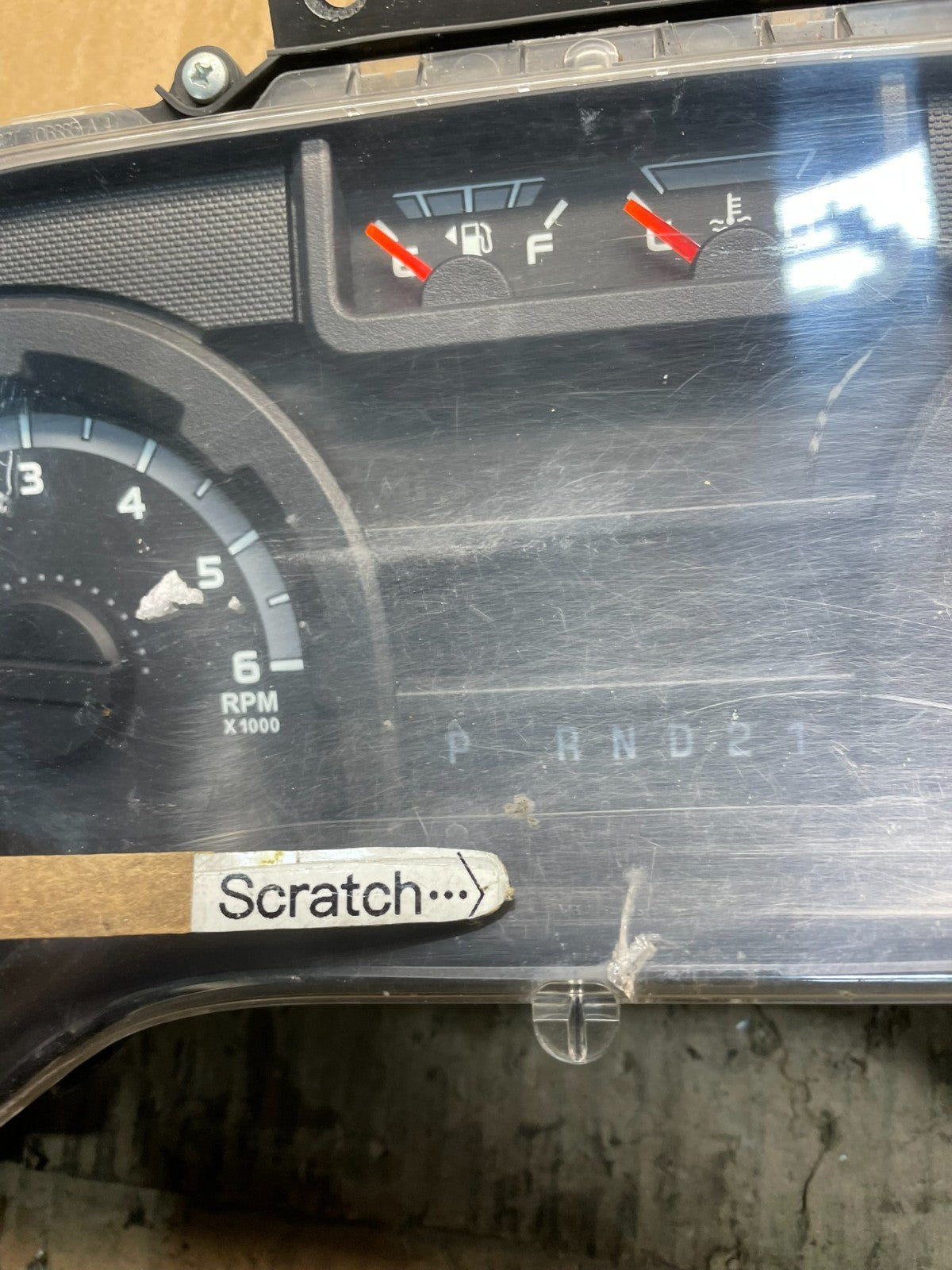 2011 to 2013 Ford E150 E250 E350 VAN Gauge Speedometer Cluster w1453 DG3