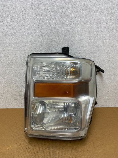 2008 to 2010 Ford F250 Super Duty Left Driver LH Side Headlight AD9329 DW0