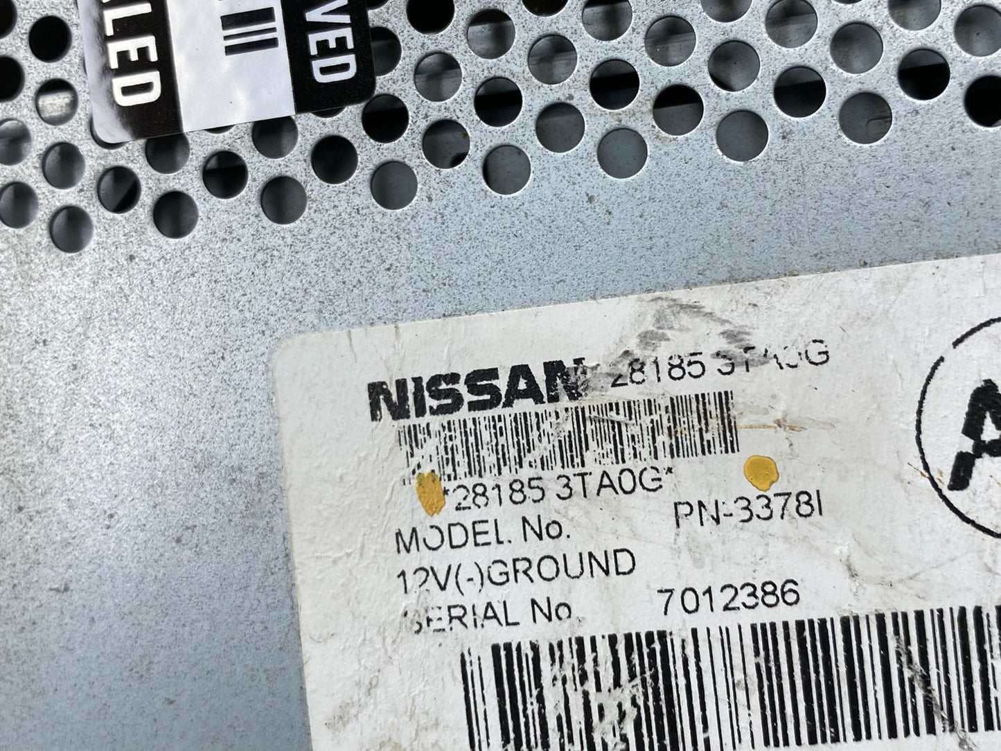 2013 to 2015 Nissan Altima Radio Cd Mp3 Player AUX Port 281853ta0g z7571  DG5