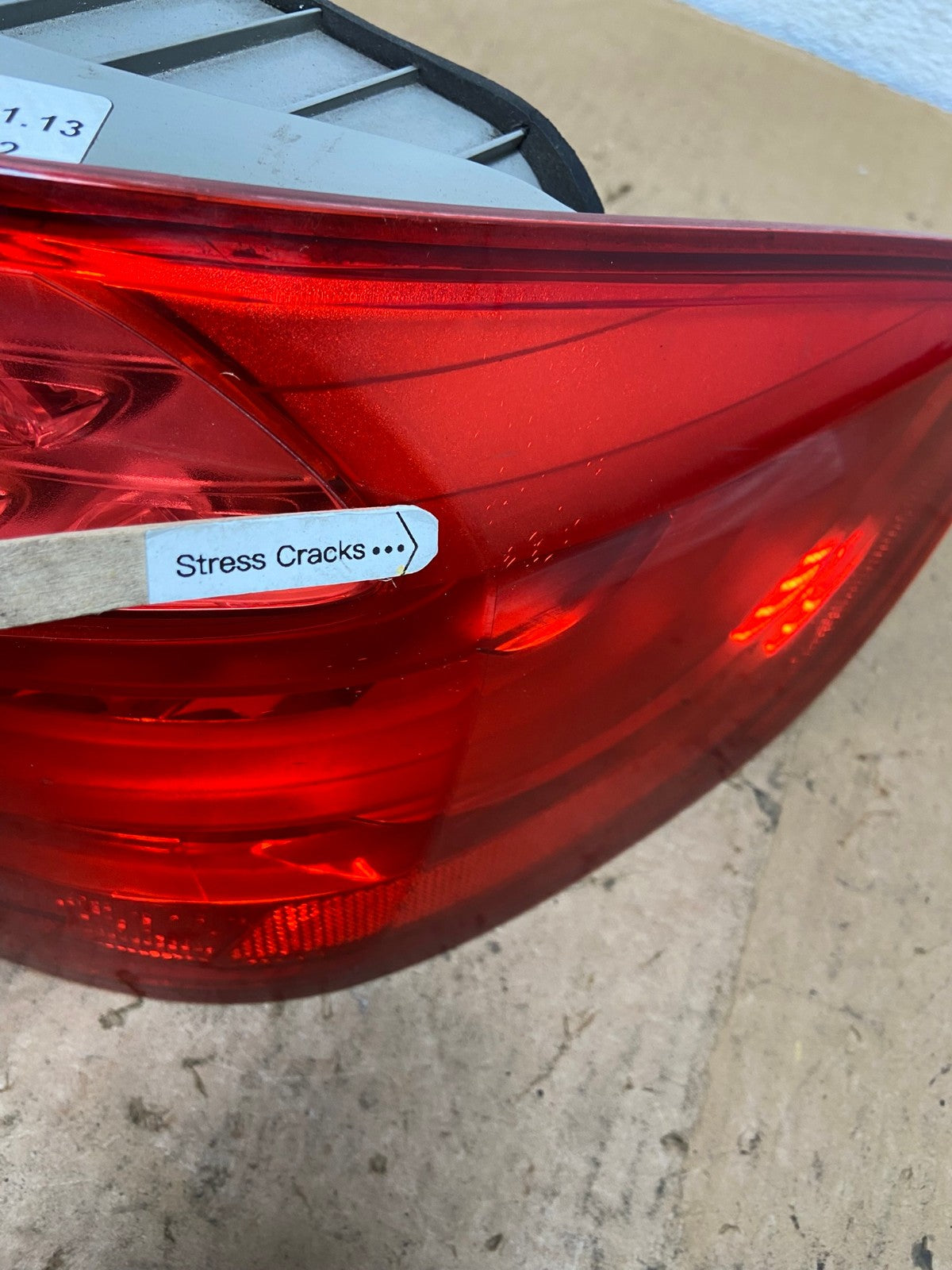 2011 2013 BMW 3 Coupe 328i 335i M3 E92 Right Passenger Tail Light AD0675 LK4