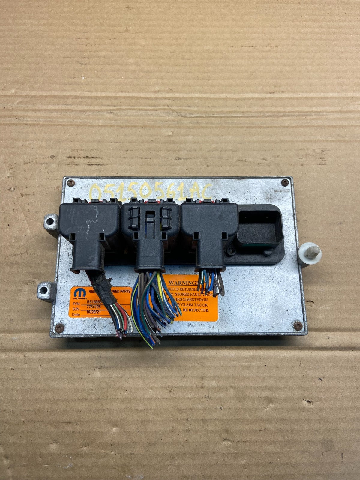 2011 Jeep Liberty 3.7L PCM ECM ECU Engine Control Module 05150561AC ae4738 DG0