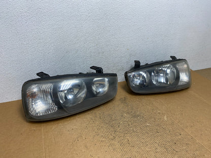 2001 2002 2003 Hyundai Elantra Left+Right Side Set Halogen Headlights AE1619 DW2