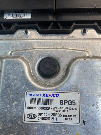 2017-2019 Kia Soul Ecm Ecu Engine Computer Control Module 39110-2BPG5 ac4536 DG2