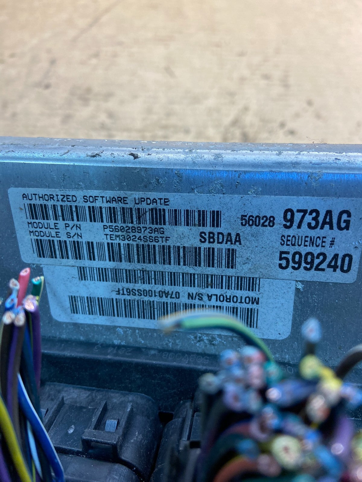2005 Dodge Durango 5.7L Engine Computer Module ECU PCM AA0821 DG4