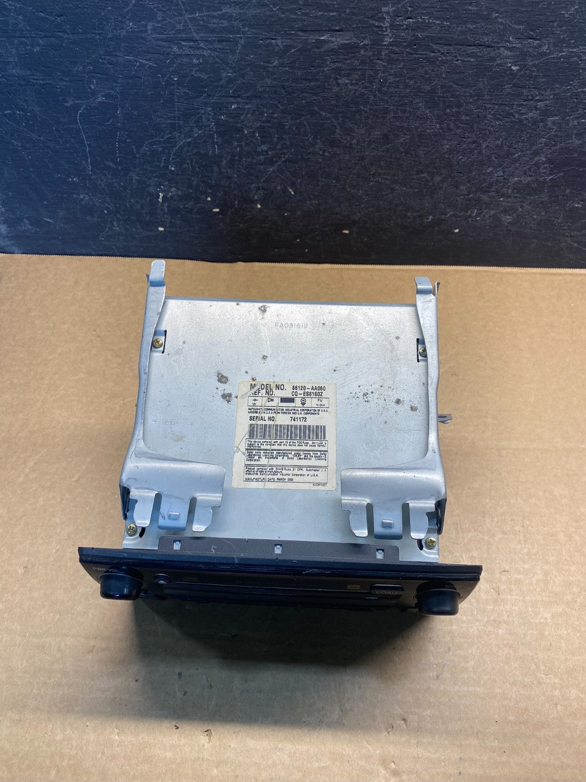 2002 2003 2004 Toyota Camry Radio AM/FM CD Player AF6573 DW4