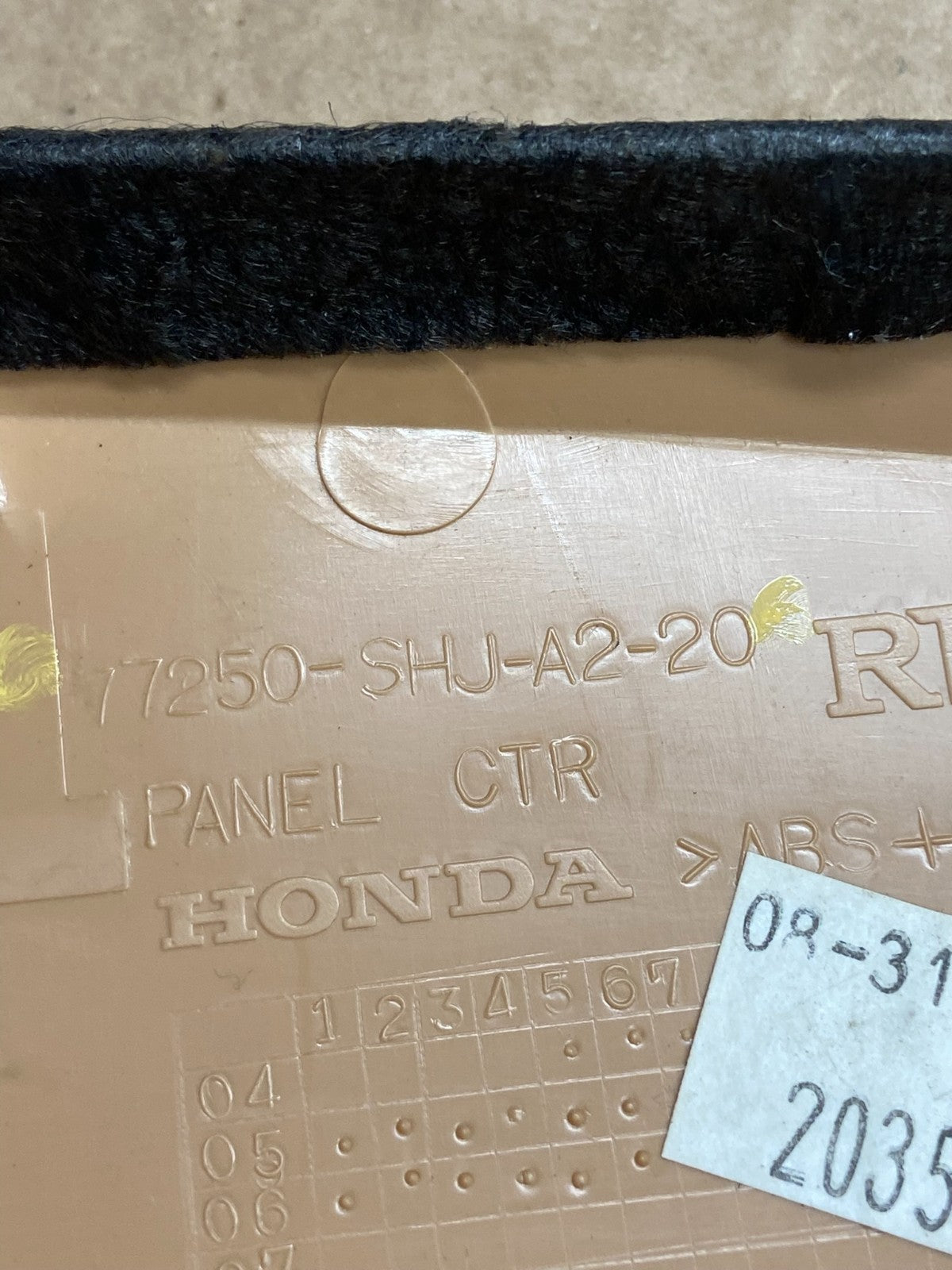 2005 to 2010 Honda Odyssey Radio Climate Control Dash Trim Bezel AF6125 DG5