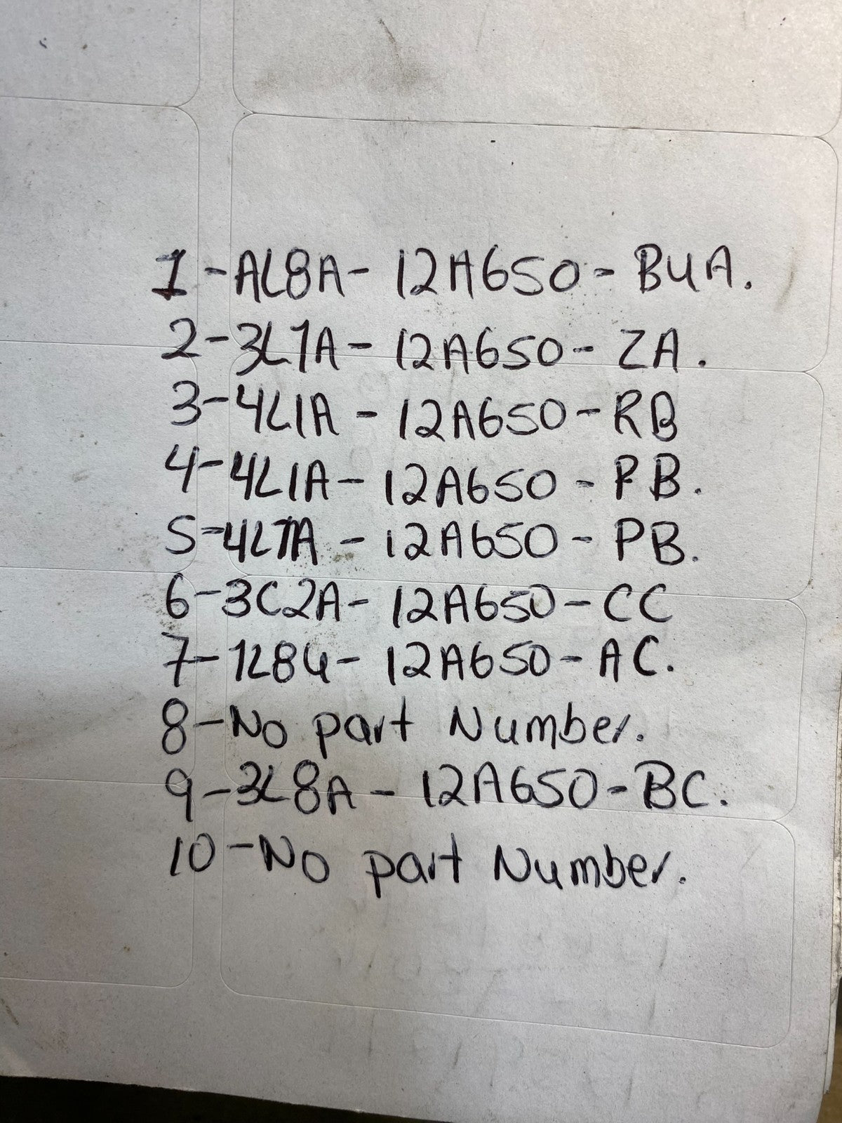 Mix of 10 Ford ECM Engine Computer Module AH7359 PS2