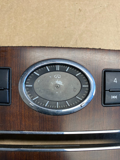 2008 2009 2010 Infiniti M35 Radio Clock Control Panel Plate AI2999 DG4