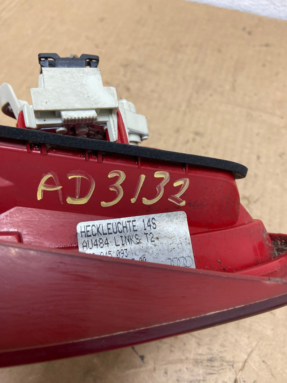 2008-2016 Audi A5 Left Driver LH Side Inner Tail Light AD3132 LK6