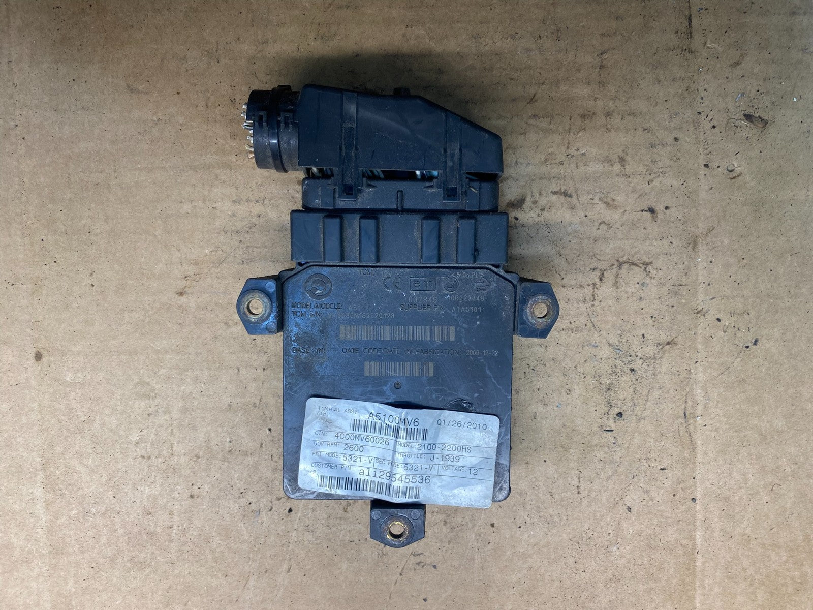 29545536 Allison TCM Transmission Control Module Computer Auto ad7498 DG0