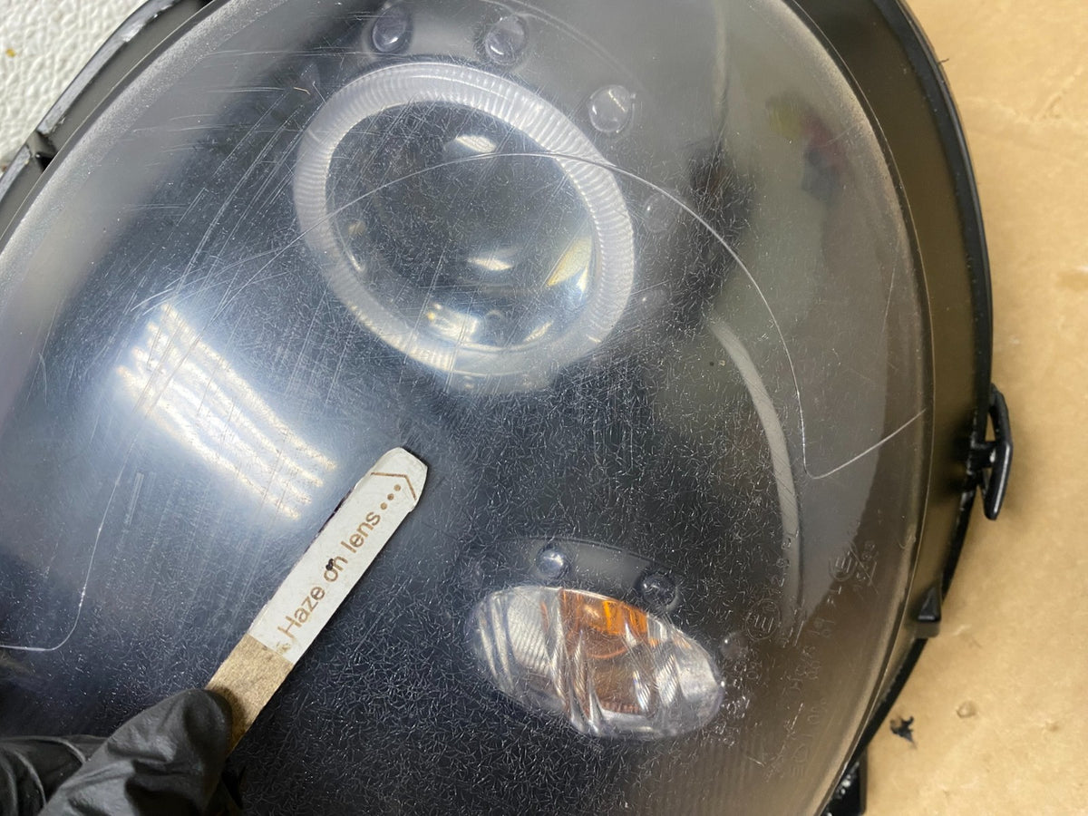 2007 to 2013 Mini Cooper Left+Right Set LED Black Headlights AH8362 DG8
