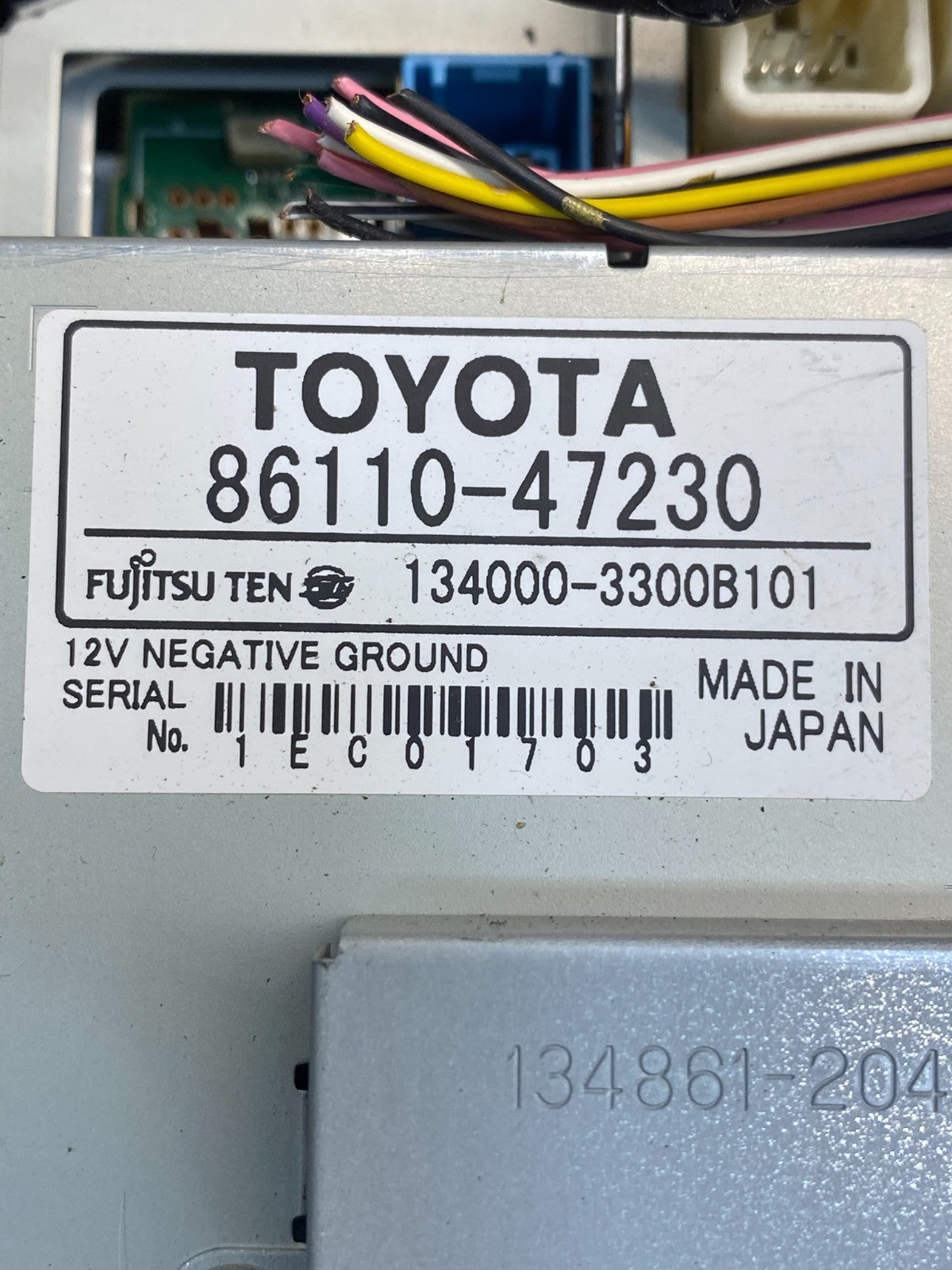 2006 to 2009 Toyota Prius Radio Stereo Receiver Screen Display AG1805 DG6