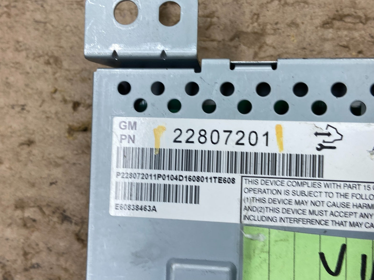 2010 - 2011 Chevrolet Equinox Radio Display Screen Information Dash Oem y7939 DG6