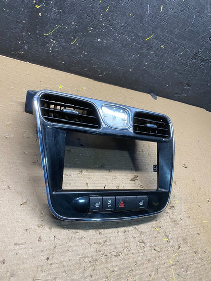 2011-2014 Chrysler 200 Dash Radio Bezel Trim Clock Hazard Bezel S8885 DG1
