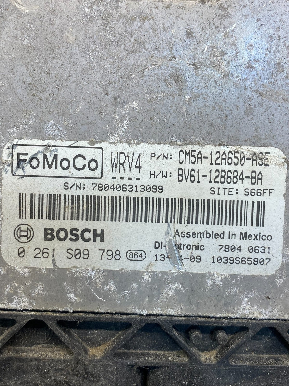 2012 2013 Ford Focus Engine Control Module Ecu Ecm cm5a-12a650-ase AH4859 DG2