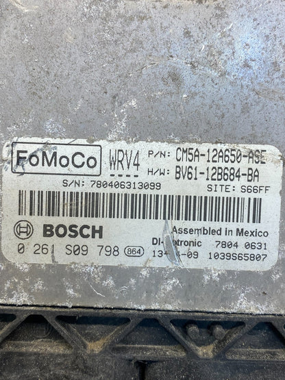 2012 2013 Ford Focus Engine Control Module Ecu Ecm cm5a-12a650-ase AH4859 DG2