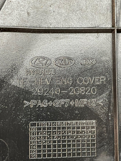 2011 - 2016 Kia Optima Hybrid 2.4L Engine Motor Cover AD8441 DG4