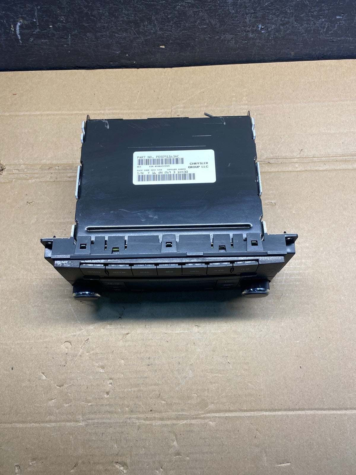 2007-2012 Chrysler Dodge Jeep Ram Radio CD MP3 AUX Receiver AD4947 DG3