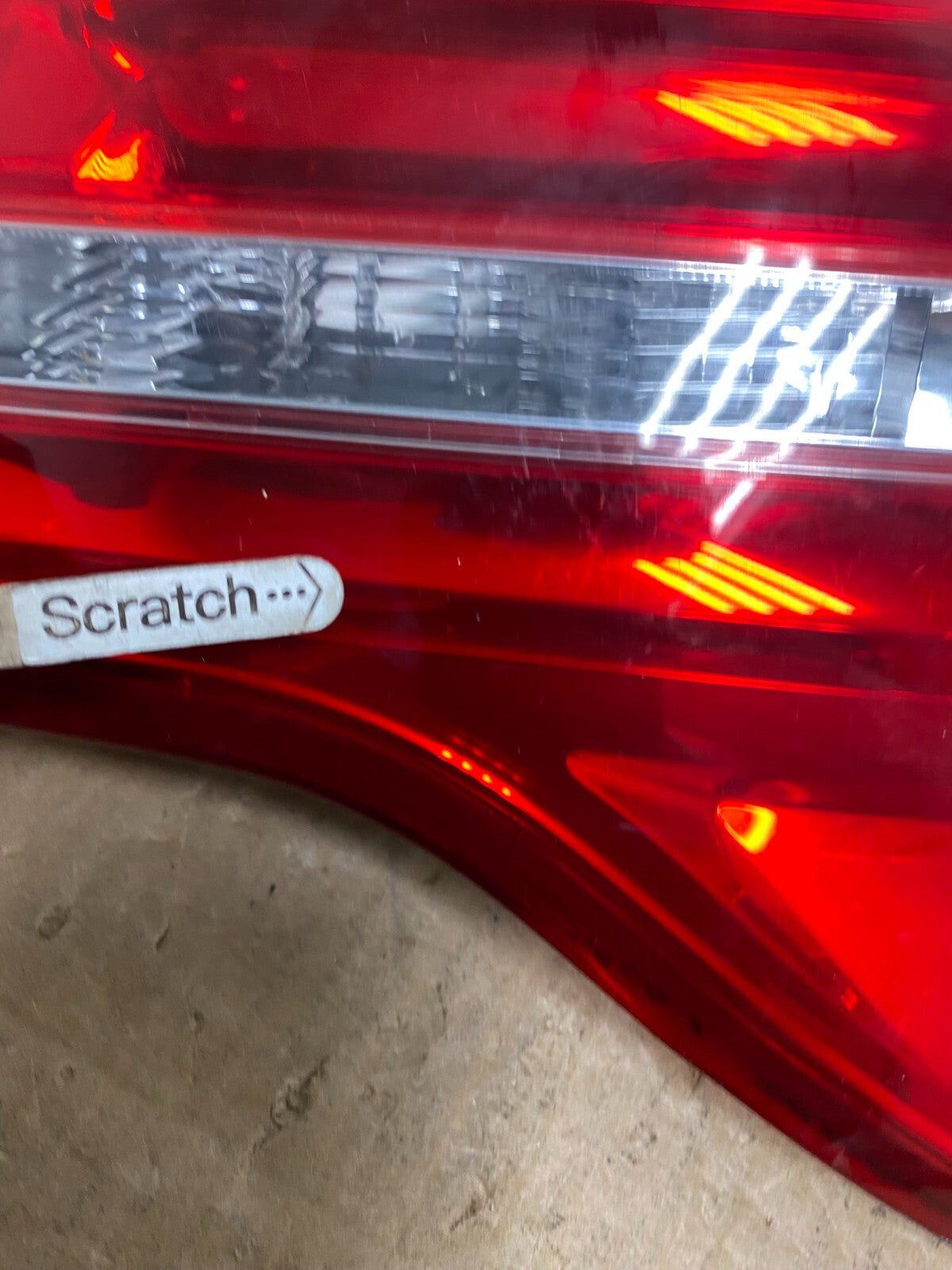 2007 2008 2009 Acura Mdx Right Passenger Rh Side Inner Tail Light Oem O5686 DW5