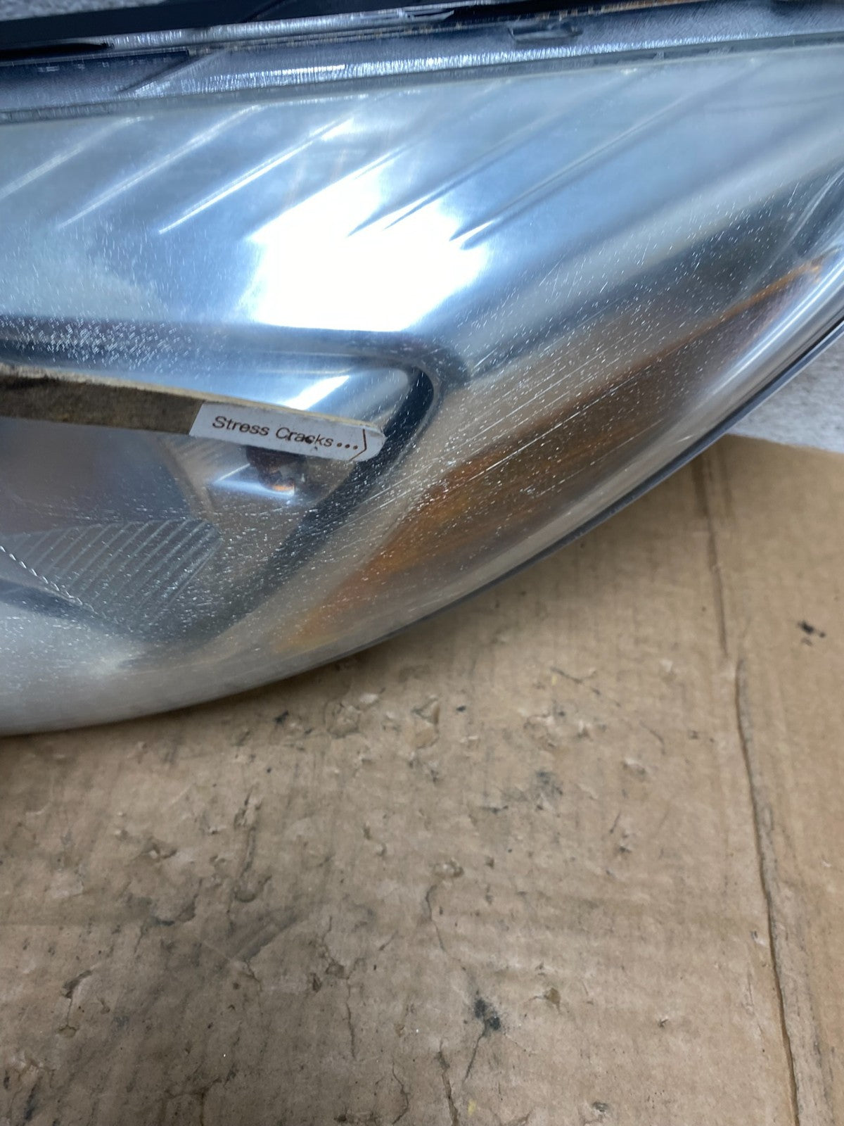 2012 2013 2014 Ford Focus Left Driver Lh Side Halogen Headlight AI4757 DW4