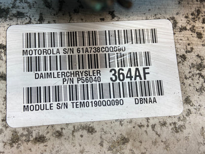 2000 Dodge Durango 4.7L Engine Computer Module ECU PCM P56040364AG AE4631 DG2