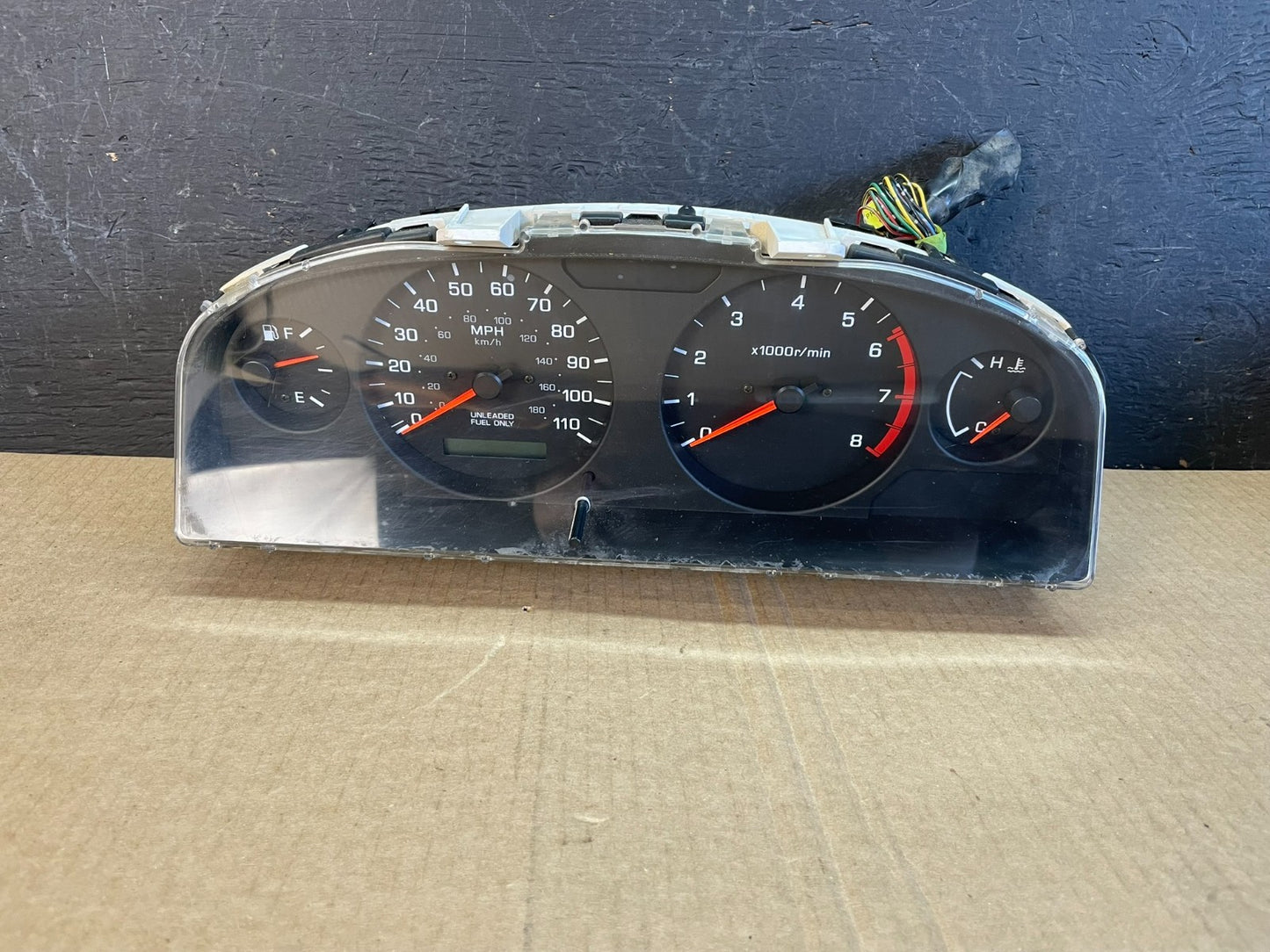 2000 2001 Nissan Frontier Xterra Cluster Speedometer Instrument af3565 DG0