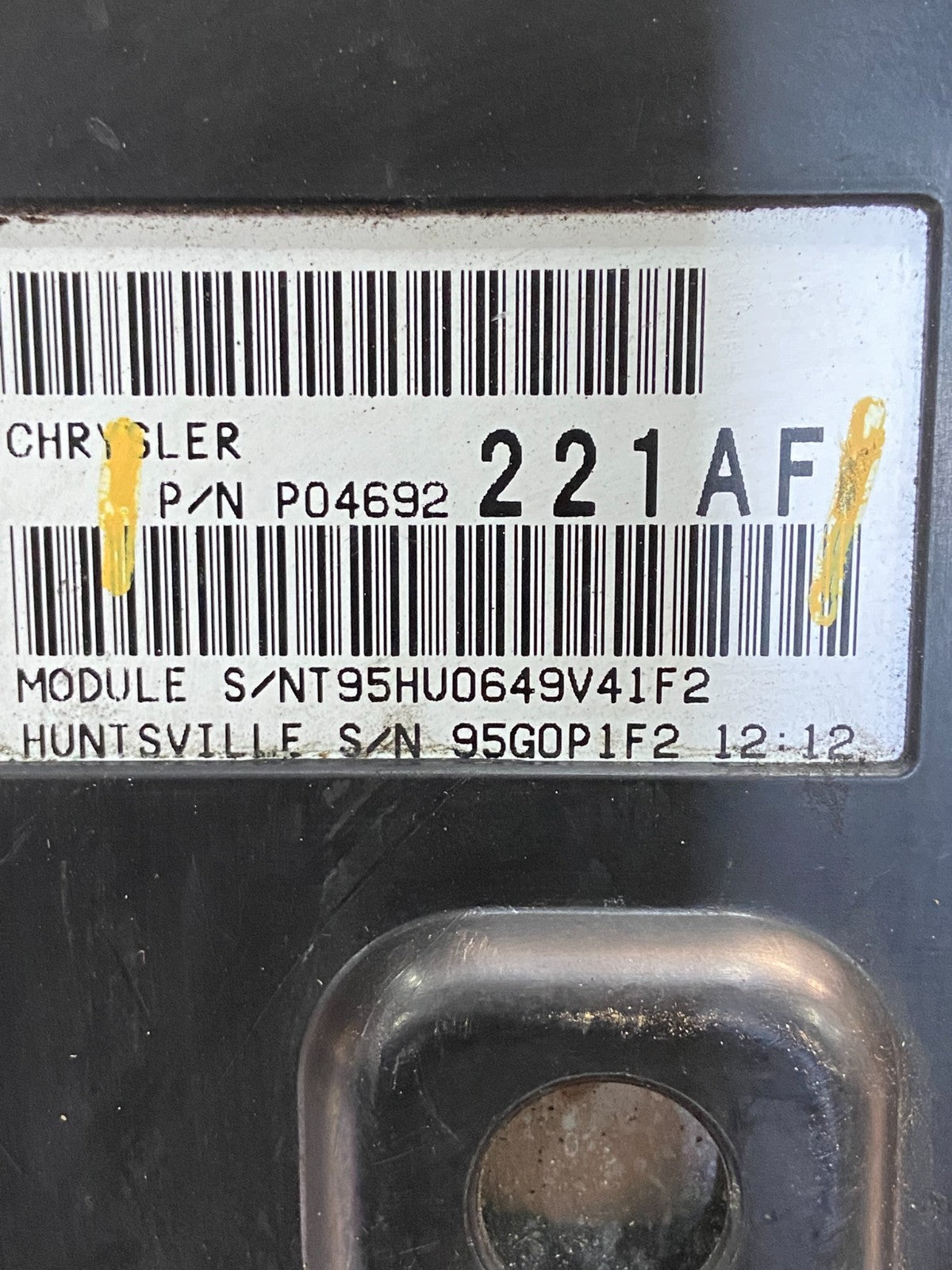 2009 Jeep Grand Cherokee Fuse Box Relay Panel Body Control Module BCM AE4633 DG6