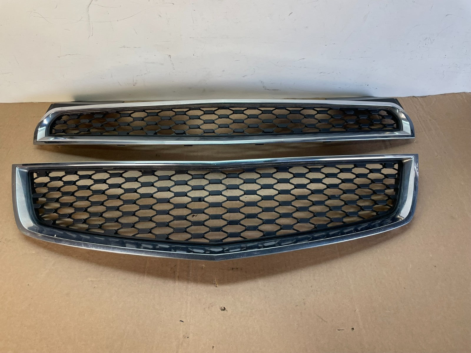 2010-2013 Chevrolet Equinox Upper Lower Set Front Chrome Grill Grille AG7607 DG0