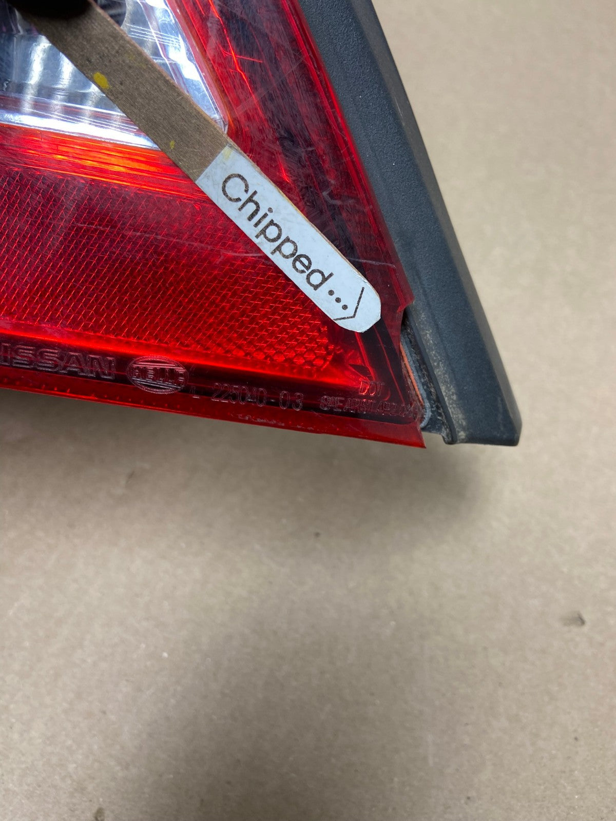2007-2012 Nissan Versa Sedan Left Driver Lh Tail Light AG6804 LK4