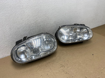 1997-2003 Volkswagen Golf MK4 Left+Right Side Halogen Headlights AF5865 DW2