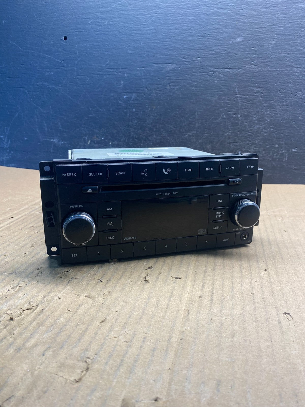 2007-2012 Chrysler Dodge Jeep Ram Radio CD MP3 AUX Receiver AD1734 DG0