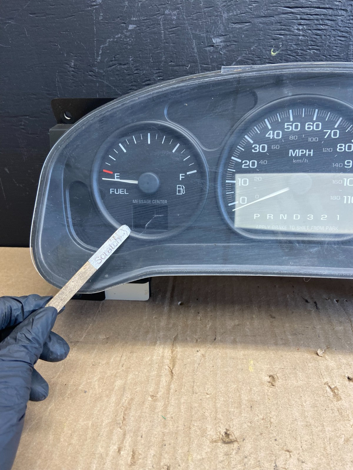 Chevrolet Montana Instrument Cluster Speedometer OEM AB9832 DG1