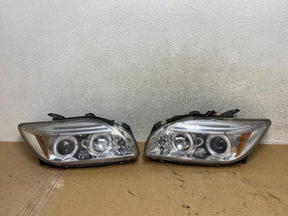 2005 to 2010 Scion Tc Left+Right Side Set Black LED Headlights AH4209 DG0