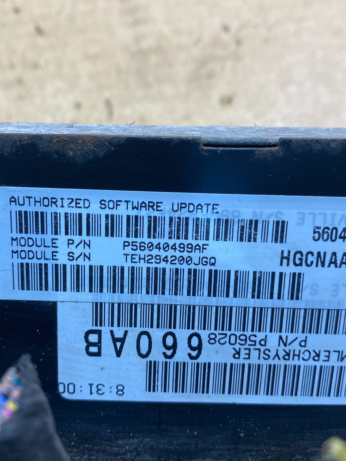2003 Dodge Dakota 4.7L Engine Computer Module ECM ECU Unit ad7388 DG2