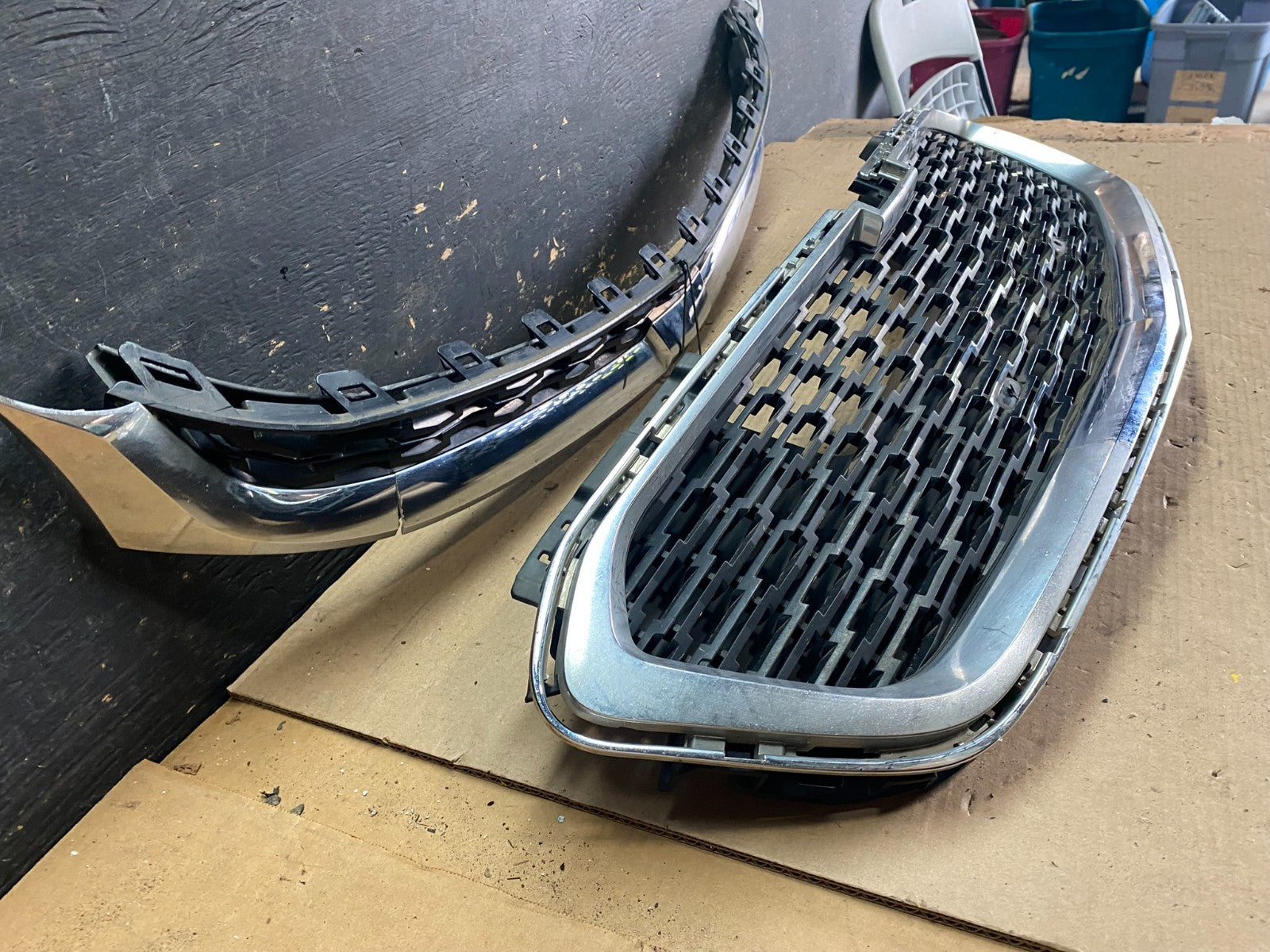 2014 2015 2016 Chevrolet Malibu Front Lower Upper Bumper Grille Grill S1434 DG2