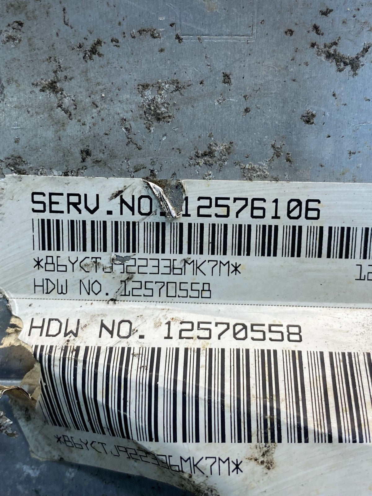 2003 Chevrolet Astro Ecu Engine Control Module Unit Ecm 12576106 AG9455 DW2