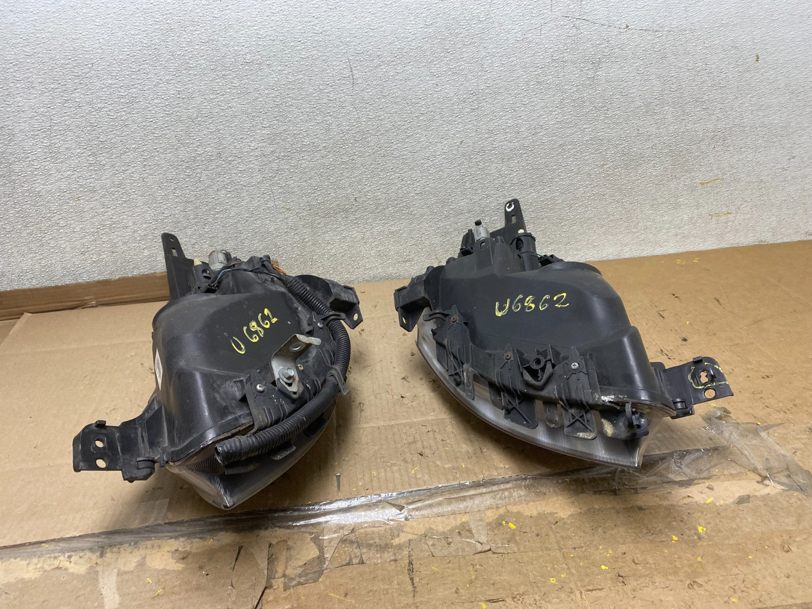 Sedan 2007 2008 2009 Nissan Altima Left+Right Set Headlights U6862 DW13