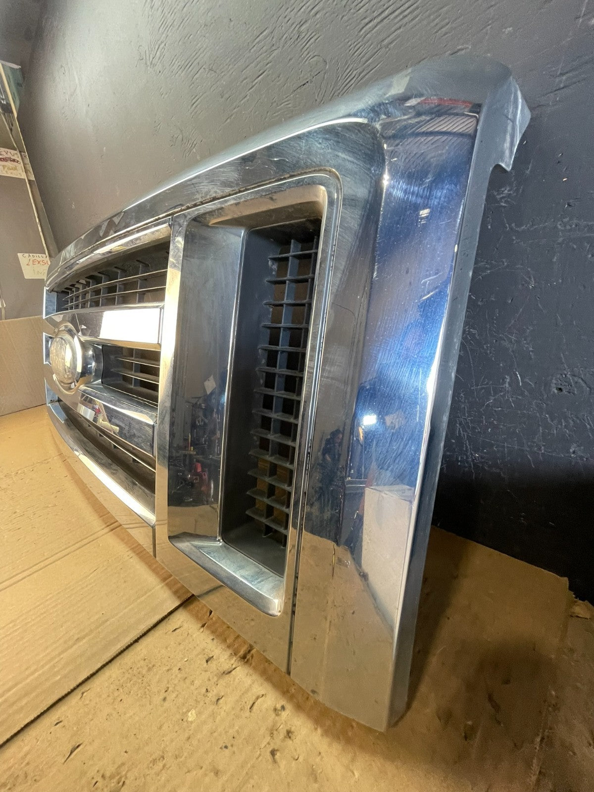 2008 to 2014 Ford Econoline E150 E250 Front Upper Chrome Grill Grille AC5423 DG1