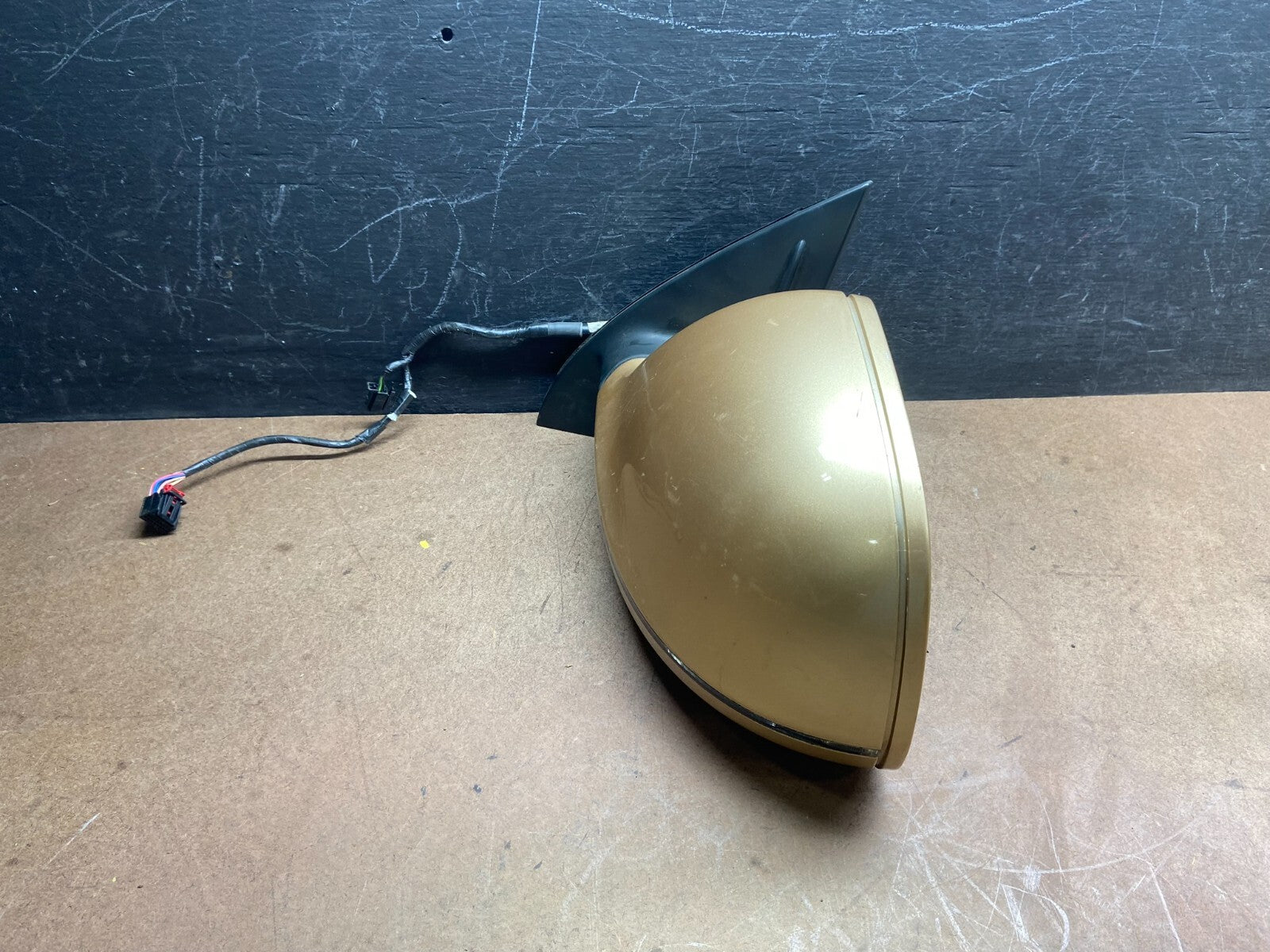 2007 2009 Audi Q7 Left Lh Side View Heated Door Mirror Blind Spot i1850 DG1
