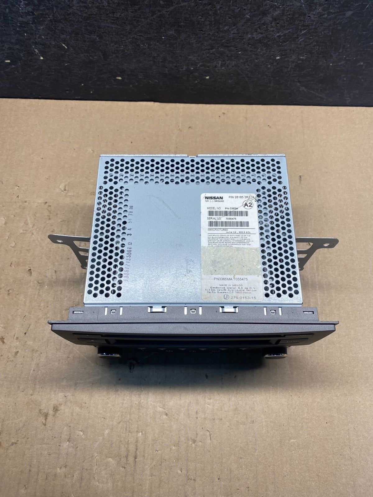 2013 to 2014 Nissan Sentra Radio CD Player AM/FM 281853RA2A AG5998 DG3