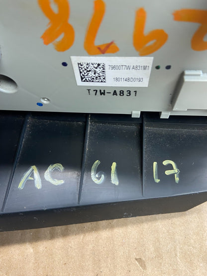2016 to 2018 Honda HR-V Auto AC Heat Climate Control AC61175