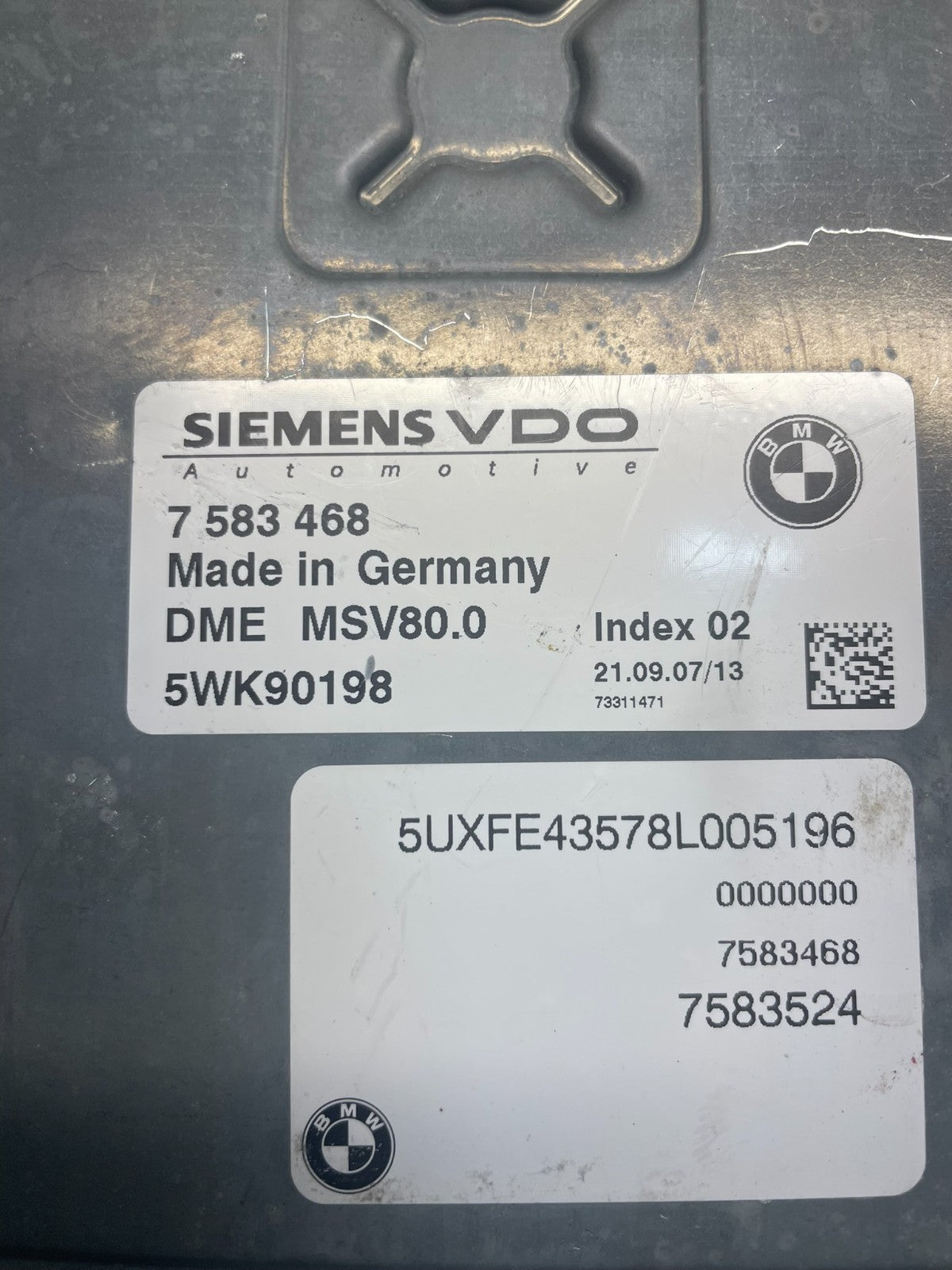 2007 to 2010 Bmw 323i Ecm Ecu Engine Computer OEM w6675 DG3